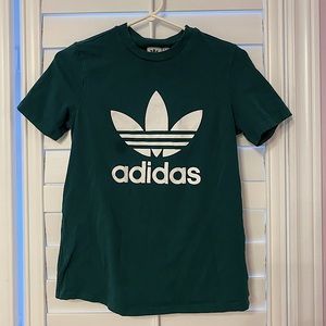 ADIDAS originals turquoise short sleeve size small